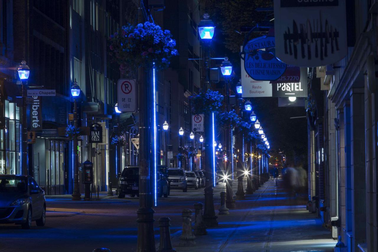 Ferienwohnung Aux Havres Urbains - Le Penthouse Du Kameleon Québec Exterior foto