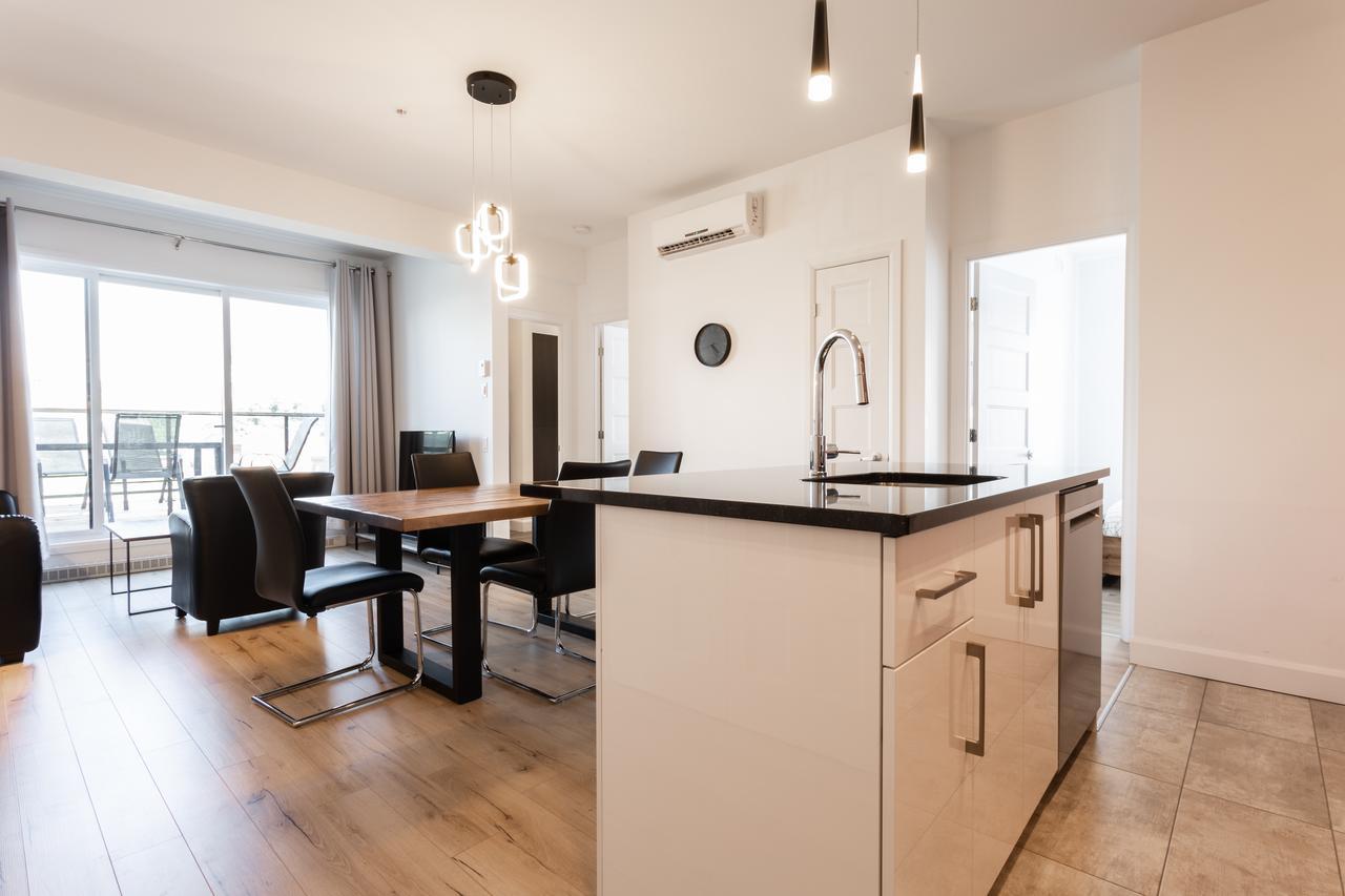 Ferienwohnung Aux Havres Urbains - Le Penthouse Du Kameleon Québec Exterior foto