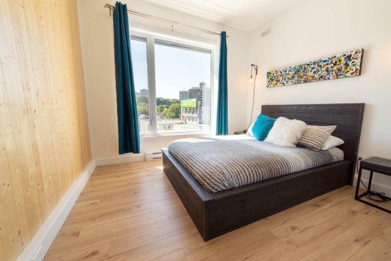 Ferienwohnung Aux Havres Urbains - Le Penthouse Du Kameleon Québec Exterior foto